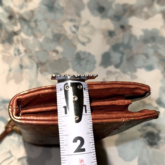 Margot Custom Colored Leather Wallet Wristlet BNNT - Picture 16 of 16